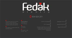 Desktop Screenshot of fedak.cz