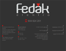 Tablet Screenshot of fedak.cz